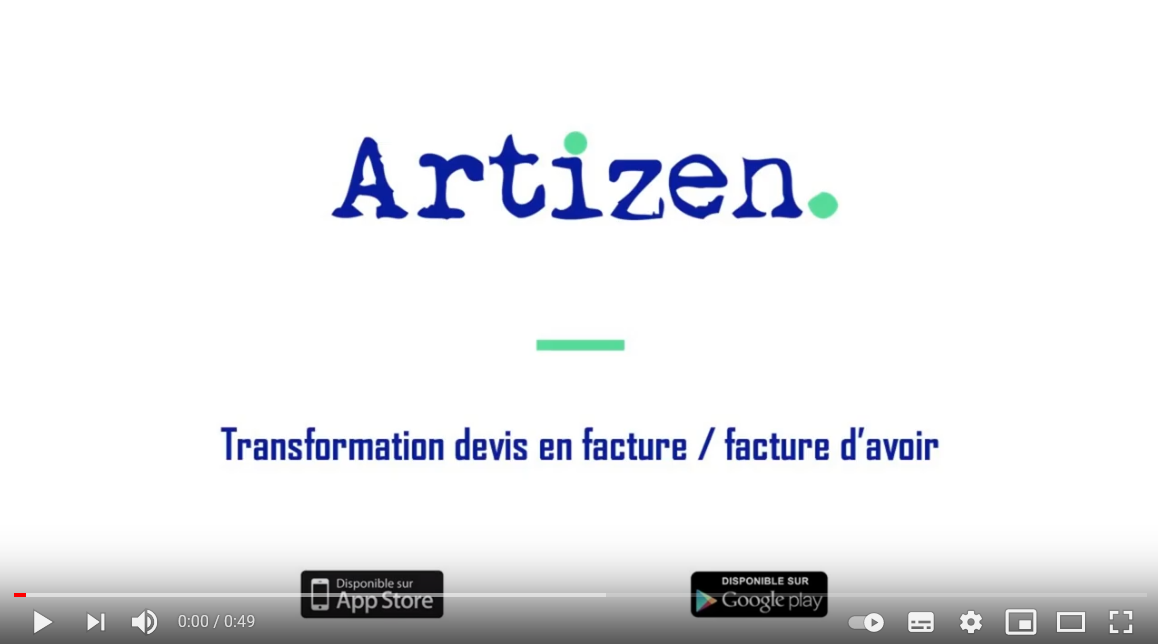 Transformez directement vos devis validés en factures et émettez des factures d'avoir !