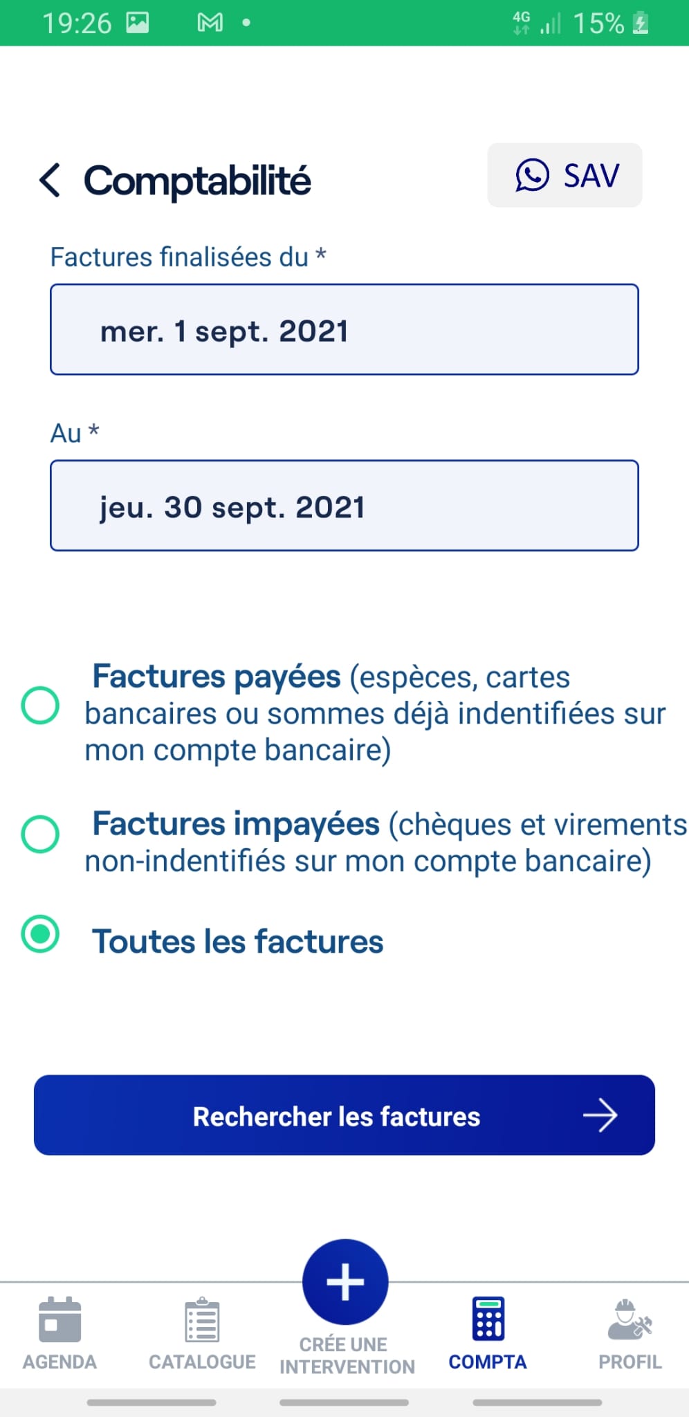 Mes factures_appli